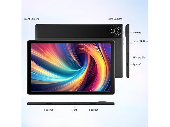 Evermyth KT1001 Android 15 GO 10.1" Tablet