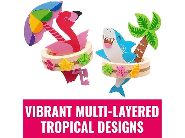 Fun Express Floating Island Animals Craft Kit