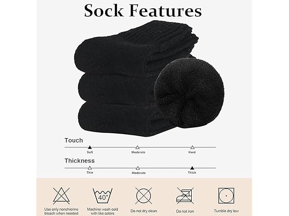 TZ Promise Men Women Merino Wool Boot
