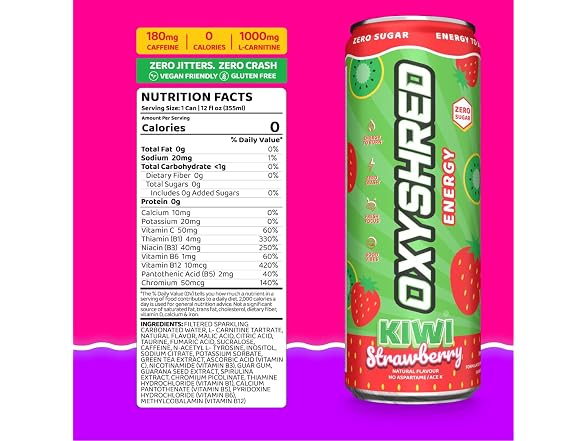 EHP | Labs OxyShred Healthy Energy Drink