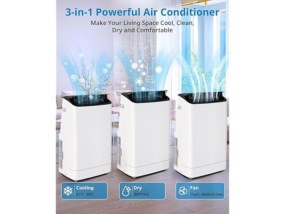 HobbyField 14,000 BTU Portable Air Conditioner