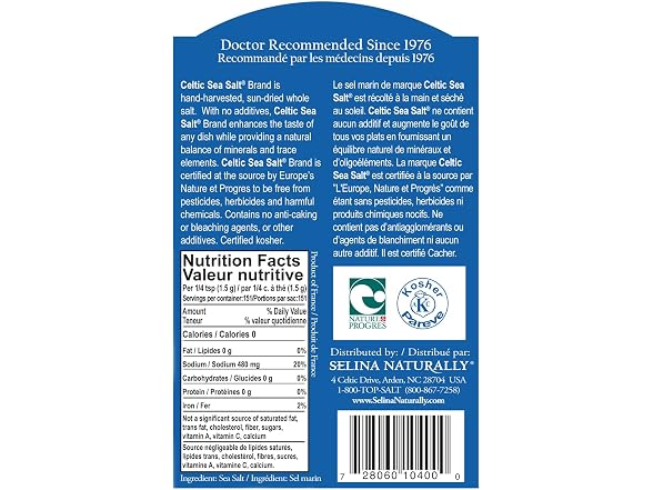 Celtic Sea Salt Light Grey, 8 Ounce