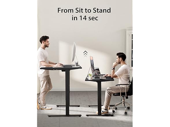 Totnz Electric Standing Desk, Height Adjustable