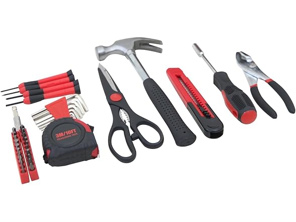 Hantinstom 39-Piece Household Tools Kit - Comprehen