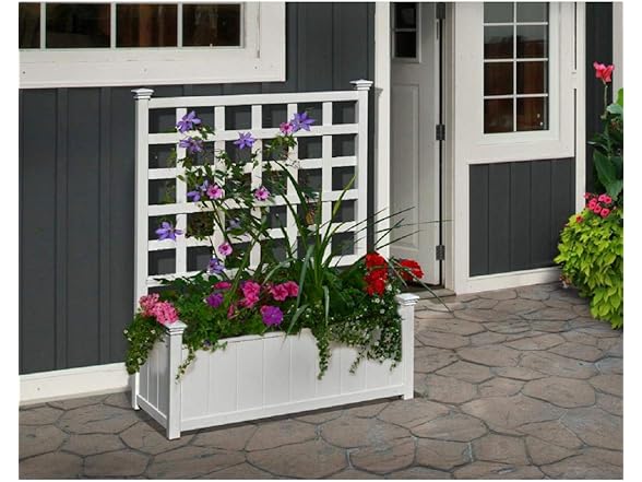 Vita VA68235 Huron Planter with Trellis