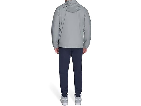 Champion Men Hooded Coaches Rain Jacket