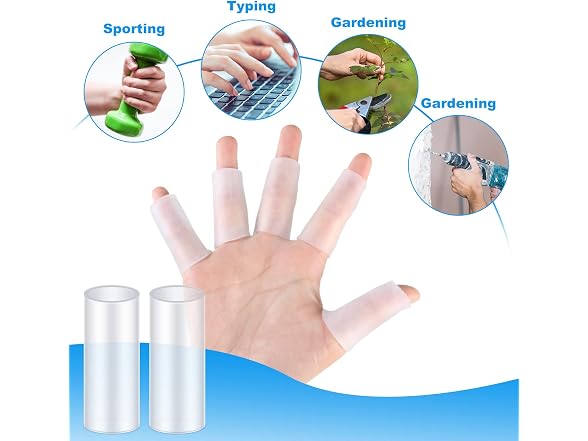 Treela Gel Finger Sleeve Protectors 40pc