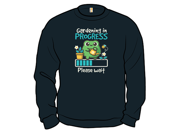 Gardening in progress