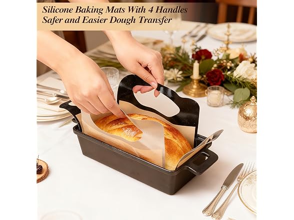 ROTTOGOON 2 in 1 Cast Iron Loaf Pan