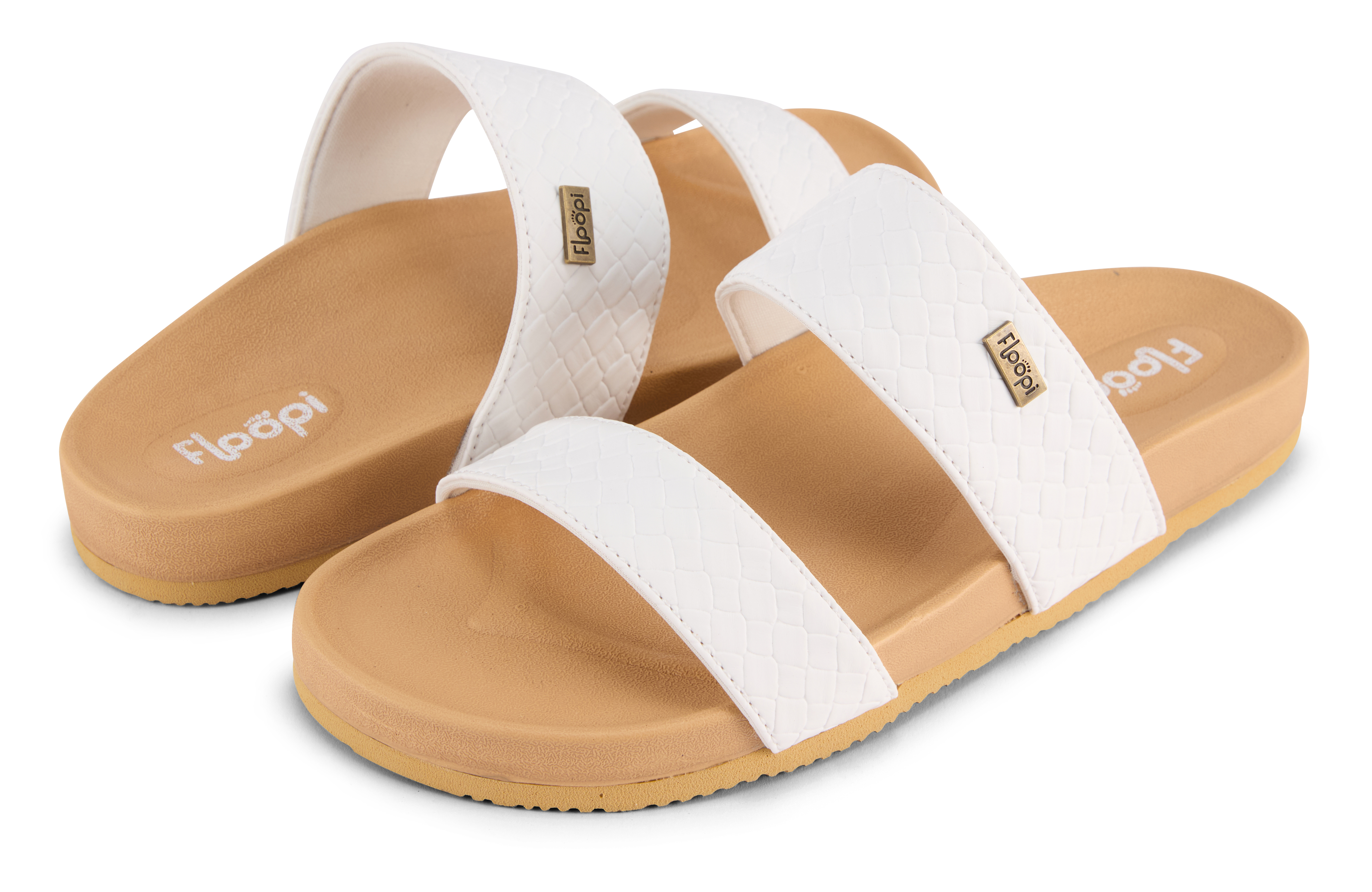 Floopi Womens Double Strap Slide - Gallery 14