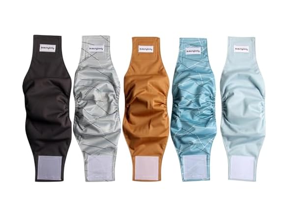 Susunyloviy Washable Dogs Diapers Male