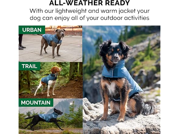 Furhaven Water-Repellent & Reversible Medium Dog Coat