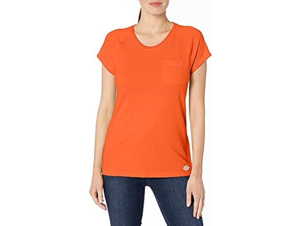 Dickies Women's Orange Tee (L)