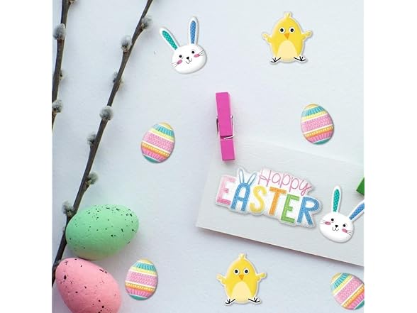 Amscan Multicolor Puffy Easter Stickers