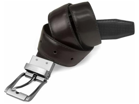 Steve Madden Boys Belt Black/Brown (M)