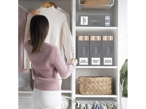 StorageTastic Bed Sheet Closet Organizer