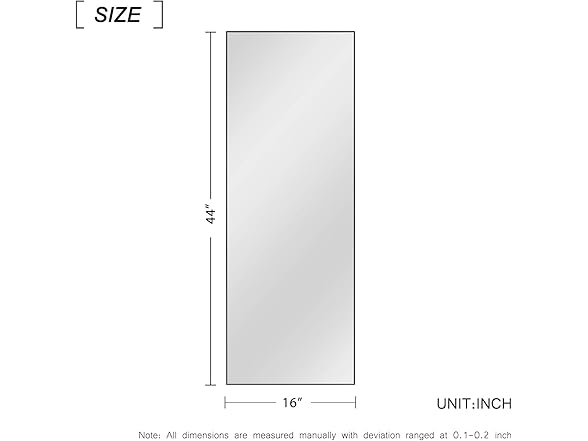 Natsukage Full Length Wall Mirror with Stand