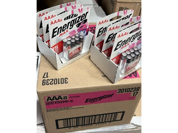 6 packs of 8AA batteries each