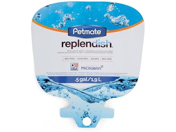 Petmate Gray Replendish Pet Waterer X-Sm