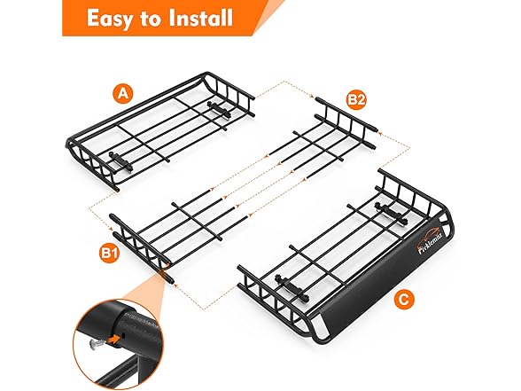 FIVKLEMNZ Car Rooftop Cargo Carrier Roof Bag