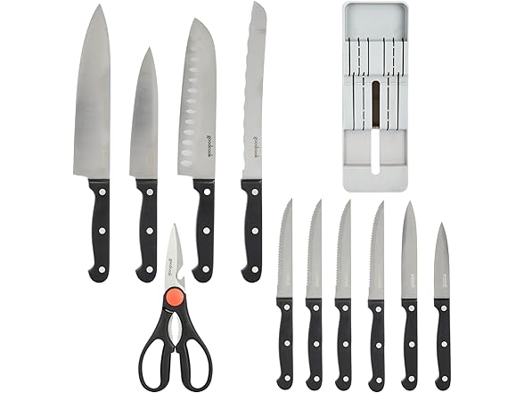 GoodCook Knife Set High Carbon Stainless Steel