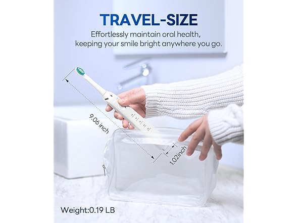 Bymore Electric Toothbrush for Adults Sonic