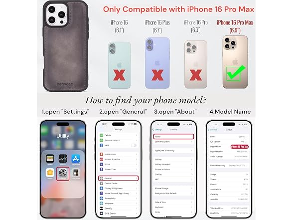 benvato for iPhone 16 Pro Max Case