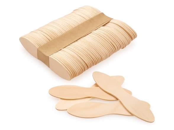 2.75" Wood Ice Cream Spoons 200ct