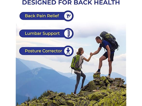 Nada-Chair Back-Up Back Support Posture Corrector