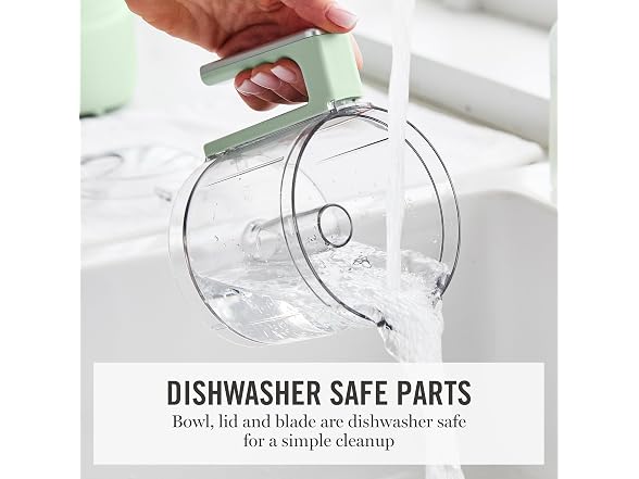 Martha Stewart 3 Cup Electric Vegetable Chopper Sage