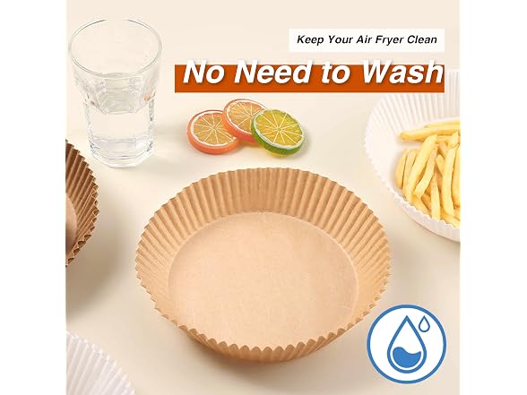 Air Fryer Liners, 100Pack Round