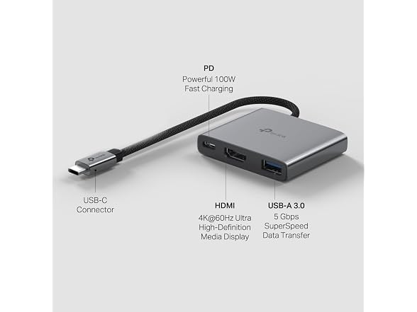 TP-Link USB-C Hub 3-in-1 Multiport Adapter