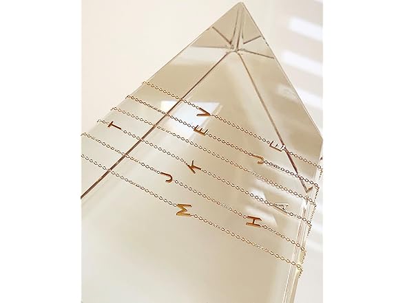 Ewrkbr Sideways Initial Necklaces
