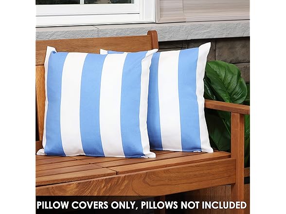 Sunnydaze Indoor and Outdoor Decorative Throw Pillow Covers