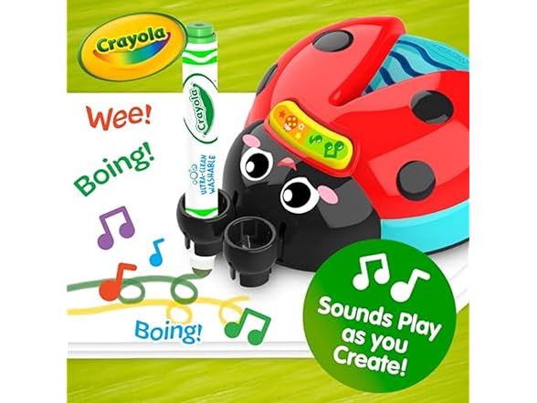 Crayola Musical Color Bug, Toddler Sensory Toy