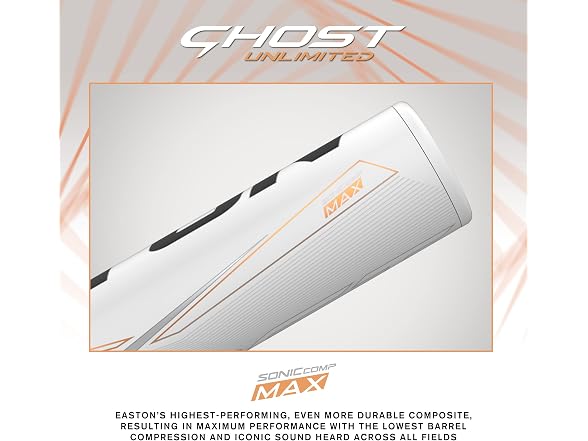 Easton | GHOST UNLIMITED Fastpitch Softball Bat | -8 | 34" x 26 oz.