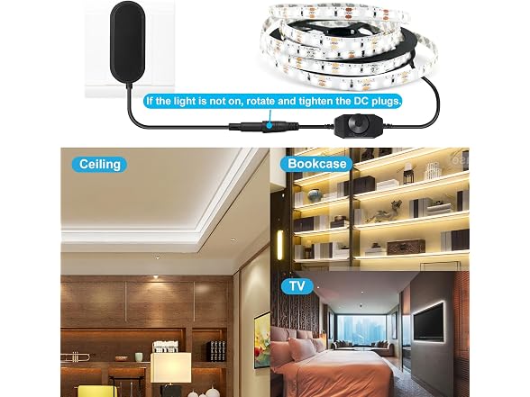 GXILEE 12V Power Supply with Dimmer