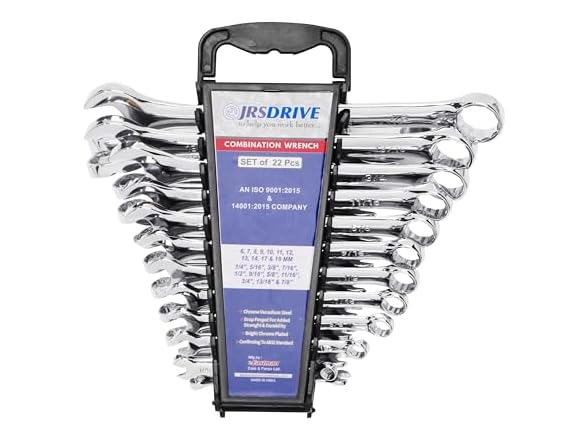 JRSDRIVE E-2004-CW-22-SM-H Combination Wrench Set