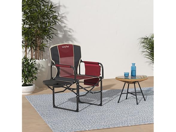 SUNNYFEEL Red 2pk Oversized Camping Chair