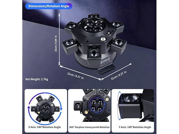 AGVYBE 150W Moving Head DJ Light Gen I