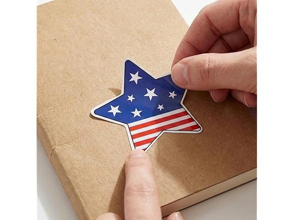 Fun Express Bulk Patriotic Stars & Stripes Stickers - 144 Pieces