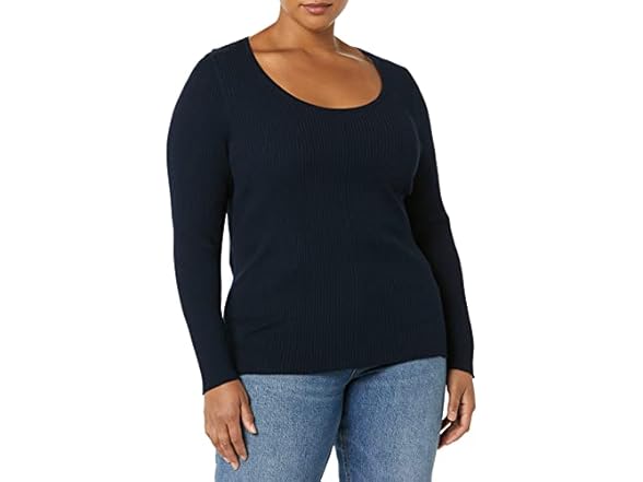Amazon Essentials Women Fine Gauge Stretch Sweater
