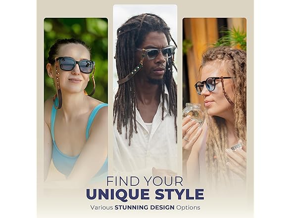 Luxitri Leather Glasses Strap Unisex