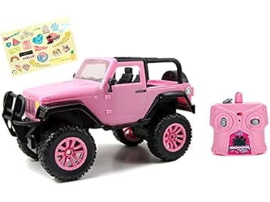 $11.99, Was $29.99, 60% Off! Jada Girlmazing 1:16 Jeep Wrangler RC Radio Control Car dealfomo