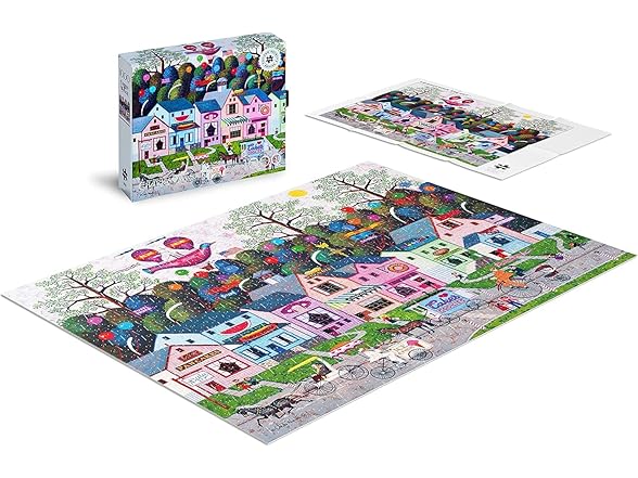 Charles Wysocki - Confection Street - 1000 Piece Jigsaw Puzzle