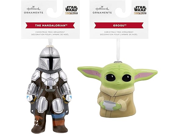 Hallmark Star Wars: The Mandalorian and Grogu Ornaments