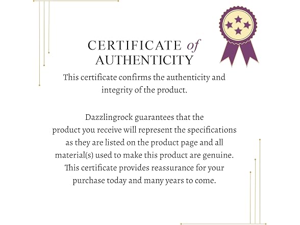 Dazzlingrock Collection 6X4 MM