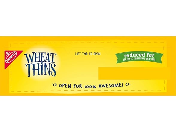 Wheat Thins Reduced Fat Snacks, Whole Grain, 12.5 oz.