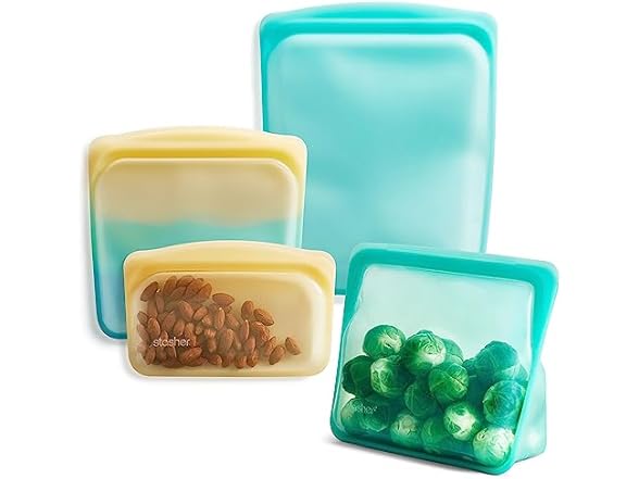 Stasher Premium Silicone Reusable Food S
