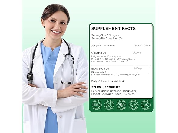 Oil of Oregano with Black Seed Oil